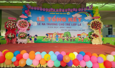 Lễ tổng kết- Lễ ra trường cho trẻ lớp lá năm học 2024-2025