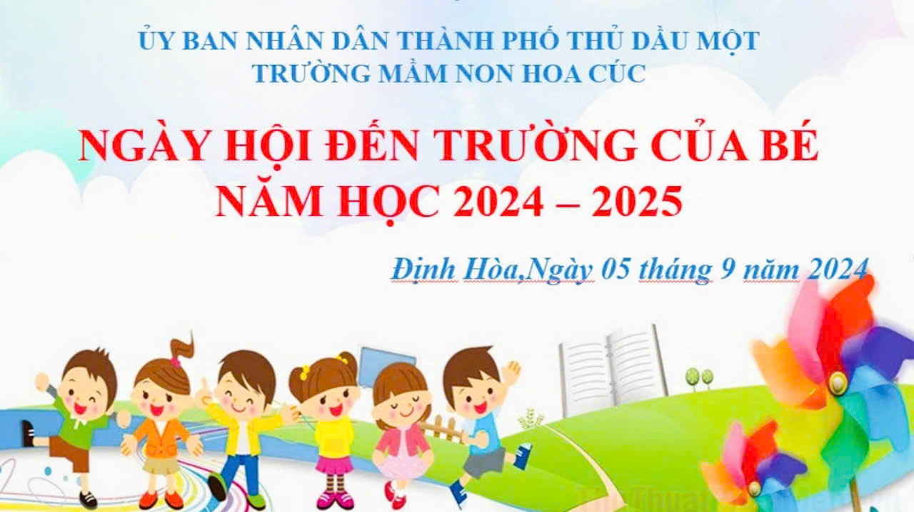 Trường Mầm non Hoa Cúc tổ chức "Ngày hội đến trường của bé” năm học 2024-2025