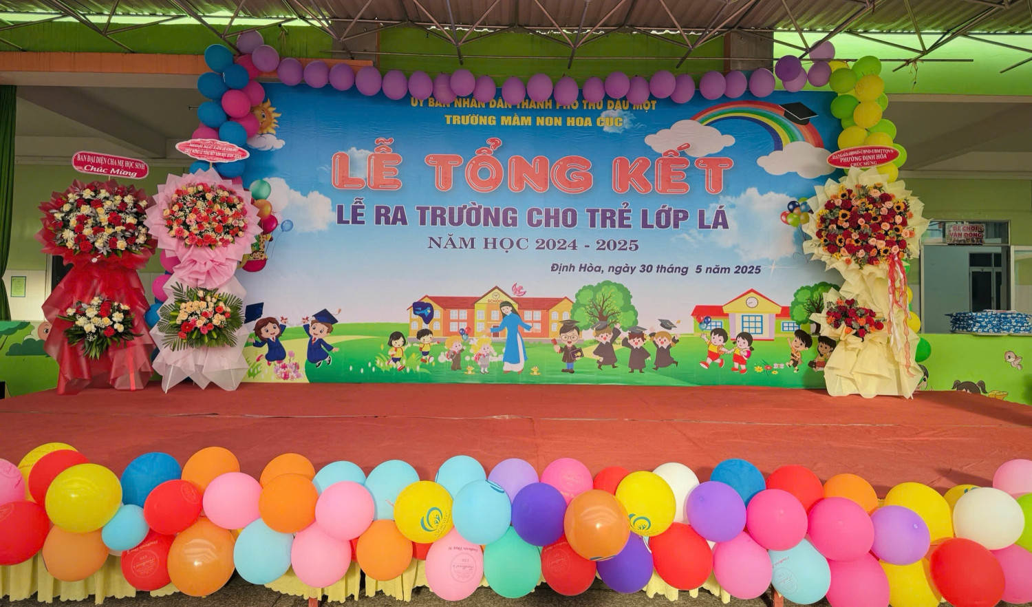 Lễ tổng kết- Lễ ra trường cho trẻ lớp lá năm học 2024-2025